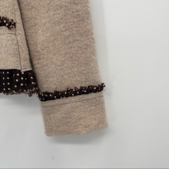 Sparrow Polka Dot Au Fait Merino Wool Cardigan Sweater - Picture 4 of 8